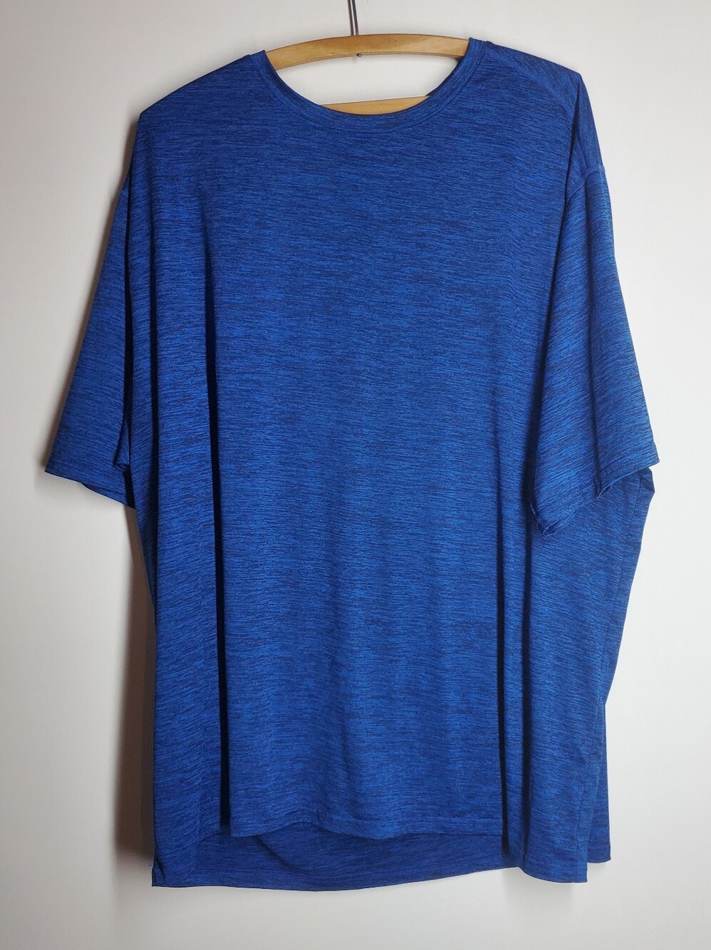 Liberty Pro Men's Heathered Royal Blue Crew Neck Short Sleeve Tee